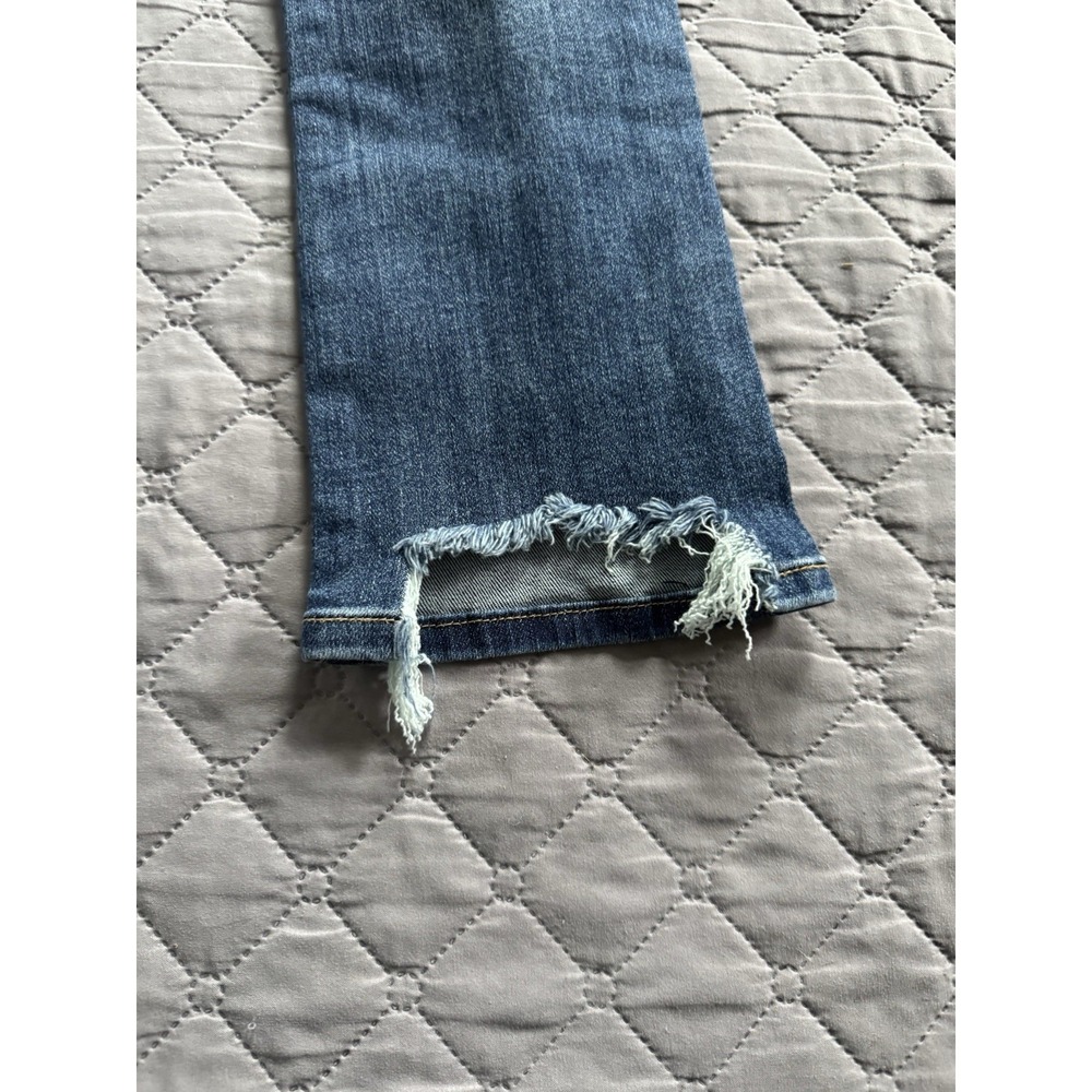 Risen Jeans Straight Leg Vintage Washed RDP1268 Sz 3/26 Frayed Distressed GUC - Picture 8 of 12